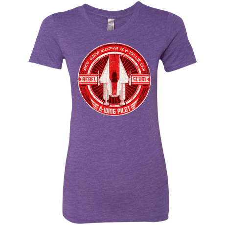 T-Shirts Purple Rush / S A-Wing Women's Triblend T-Shirt