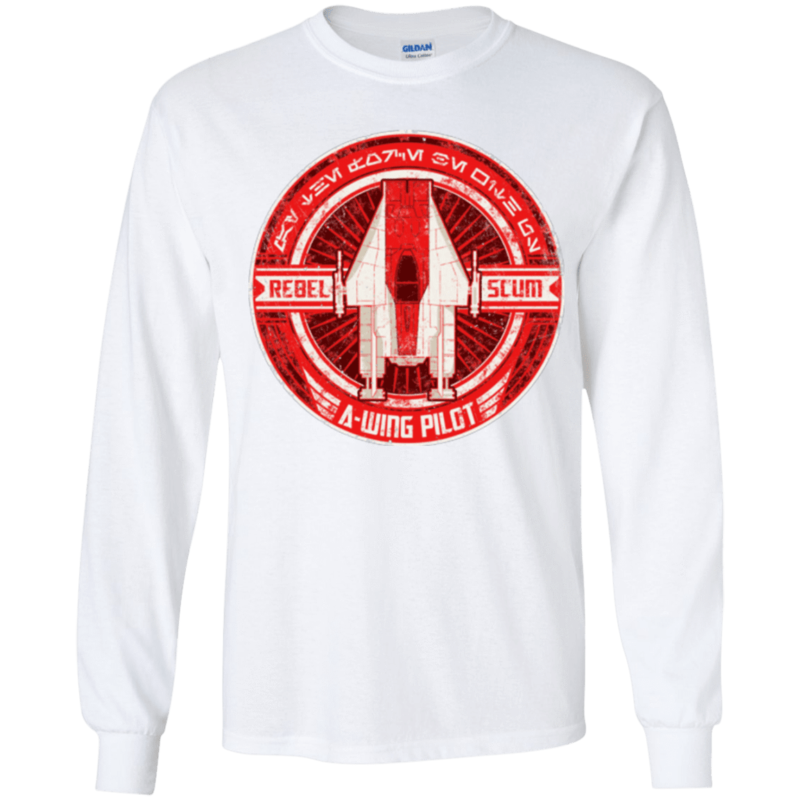 T-Shirts White / YS A-Wing Youth Long Sleeve T-Shirt