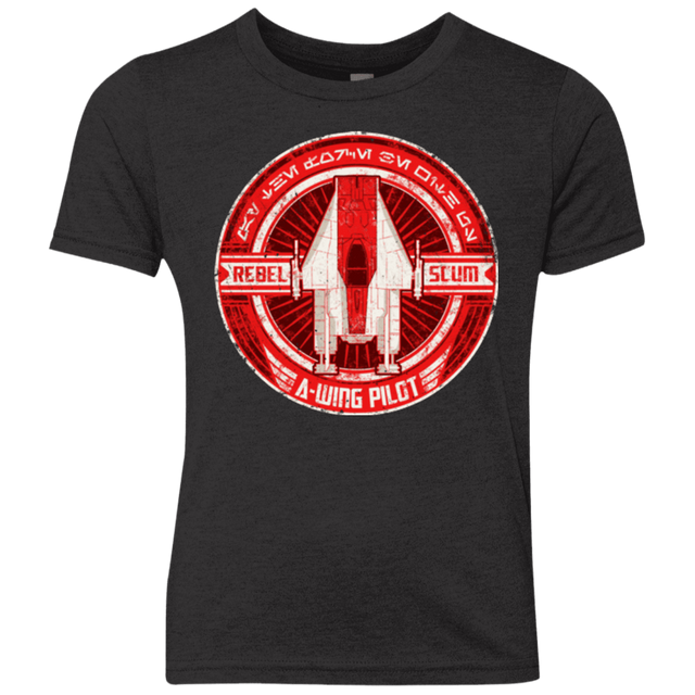 T-Shirts Vintage Black / YXS A-Wing Youth Triblend T-Shirt
