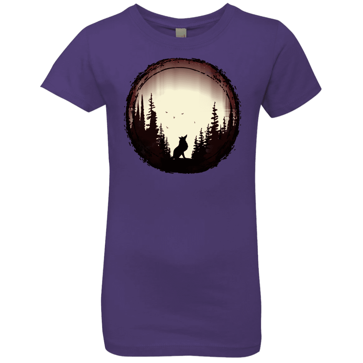 T-Shirts Purple Rush / YXS A Wolf's Life Girls Premium T-Shirt