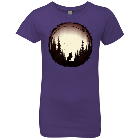 T-Shirts Purple Rush / YXS A Wolf's Life Girls Premium T-Shirt