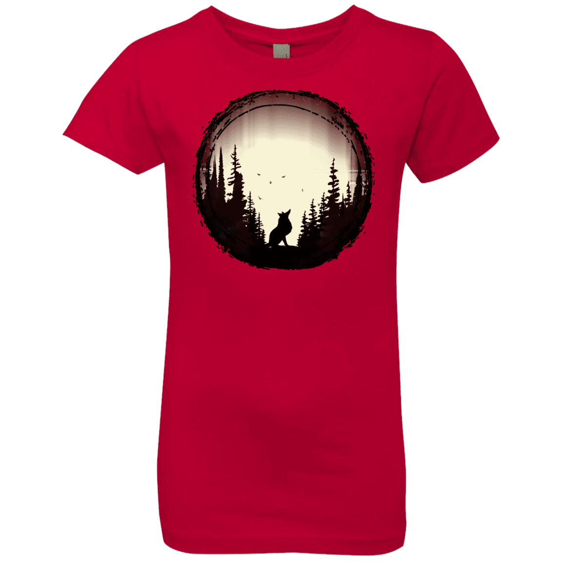 T-Shirts Red / YXS A Wolf's Life Girls Premium T-Shirt