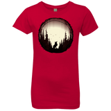 T-Shirts Red / YXS A Wolf's Life Girls Premium T-Shirt