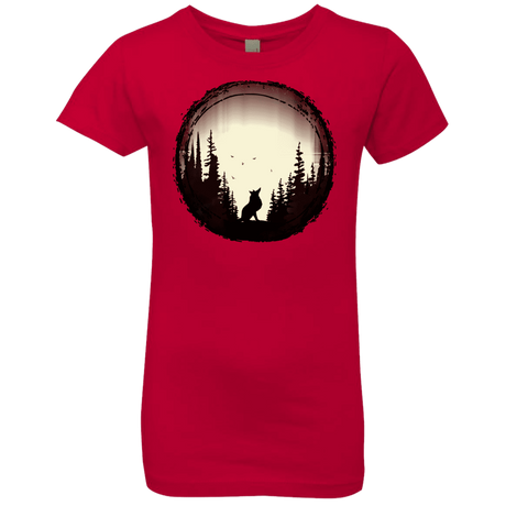 T-Shirts Red / YXS A Wolf's Life Girls Premium T-Shirt