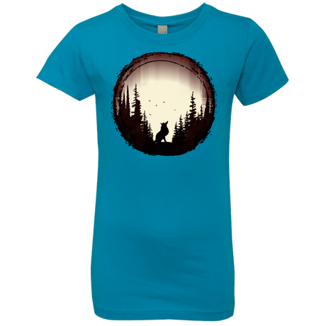 T-Shirts Turquoise / YXS A Wolf's Life Girls Premium T-Shirt