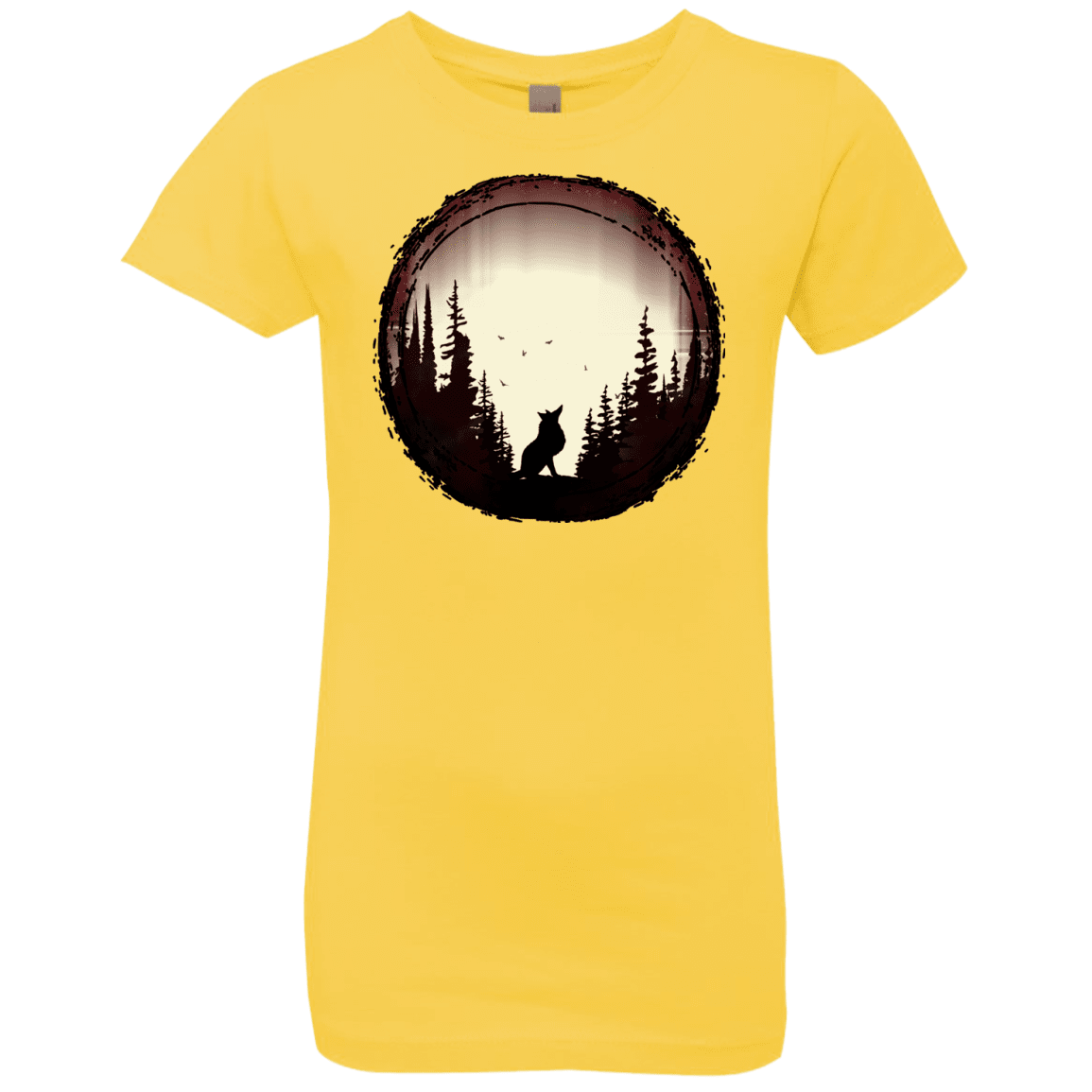 T-Shirts Vibrant Yellow / YXS A Wolf's Life Girls Premium T-Shirt