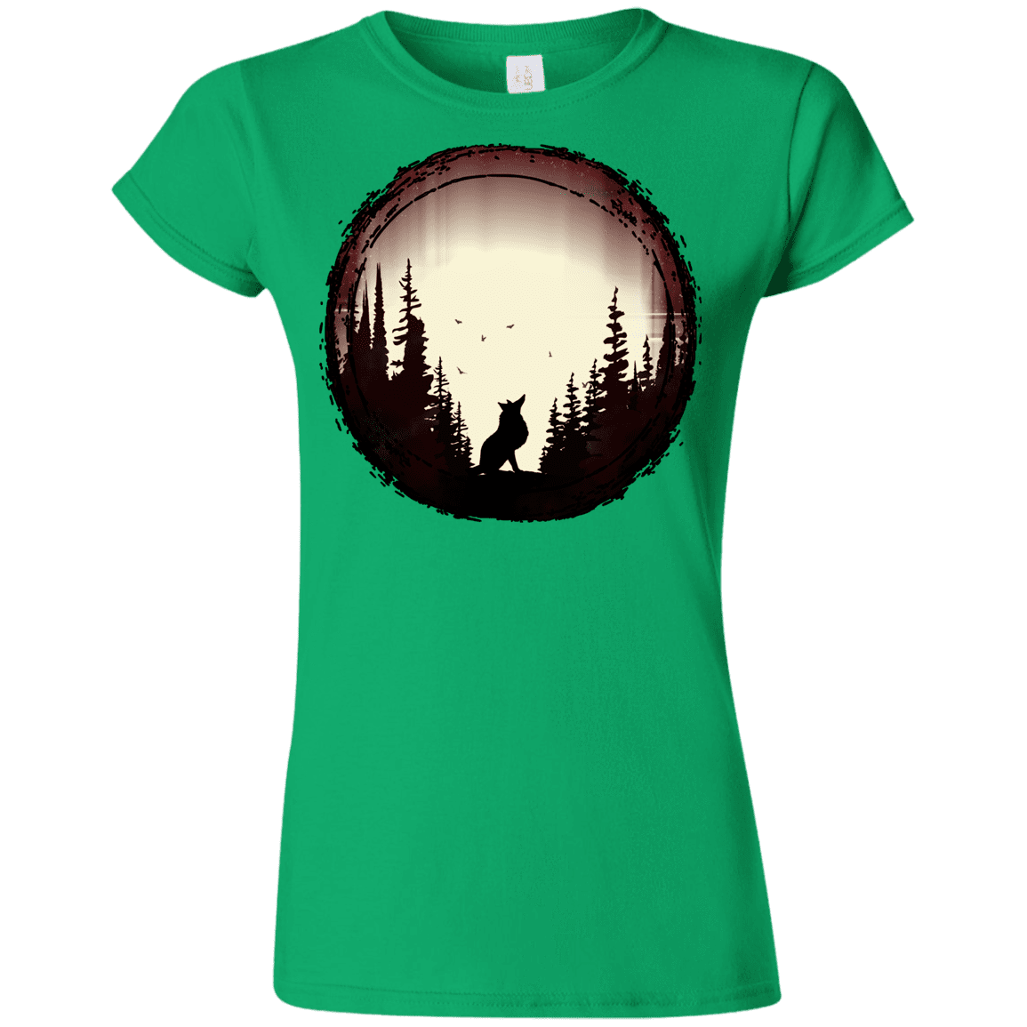 T-Shirts Irish Green / S A Wolf's Life Junior Slimmer-Fit T-Shirt