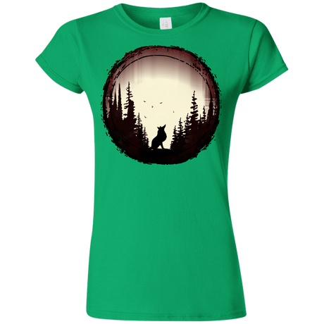 T-Shirts Irish Green / S A Wolf's Life Junior Slimmer-Fit T-Shirt