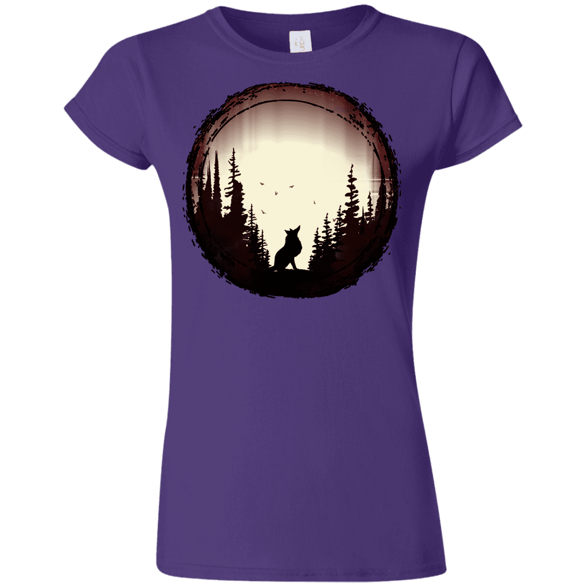 T-Shirts Purple / S A Wolf's Life Junior Slimmer-Fit T-Shirt