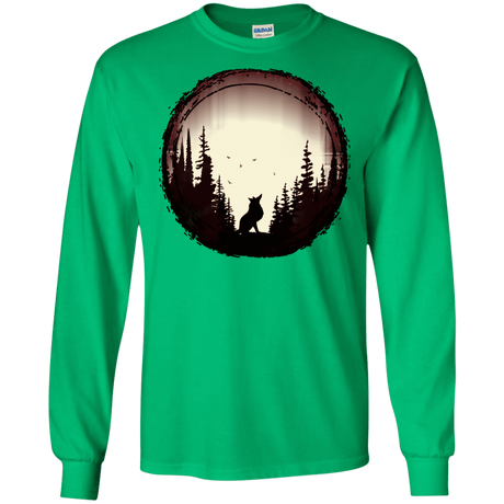T-Shirts Irish Green / S A Wolf's Life Men's Long Sleeve T-Shirt