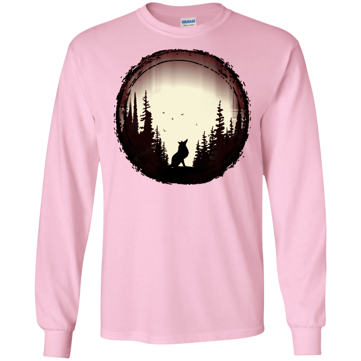 T-Shirts Light Pink / S A Wolf's Life Men's Long Sleeve T-Shirt