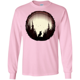 T-Shirts Light Pink / S A Wolf's Life Men's Long Sleeve T-Shirt