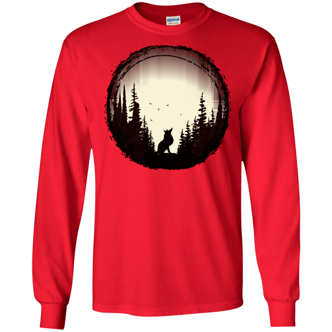 T-Shirts Red / S A Wolf's Life Men's Long Sleeve T-Shirt