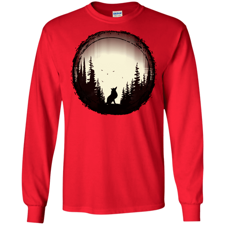 T-Shirts Red / S A Wolf's Life Men's Long Sleeve T-Shirt