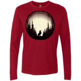 T-Shirts Cardinal / S A Wolf's Life Men's Premium Long Sleeve