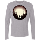 T-Shirts Heather Grey / S A Wolf's Life Men's Premium Long Sleeve