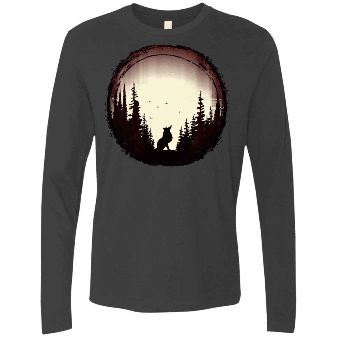 T-Shirts Heavy Metal / S A Wolf's Life Men's Premium Long Sleeve