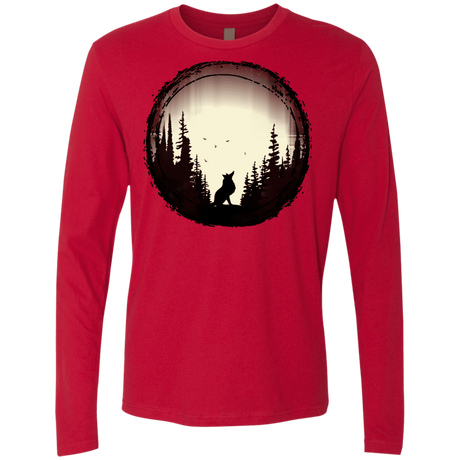 T-Shirts Red / S A Wolf's Life Men's Premium Long Sleeve