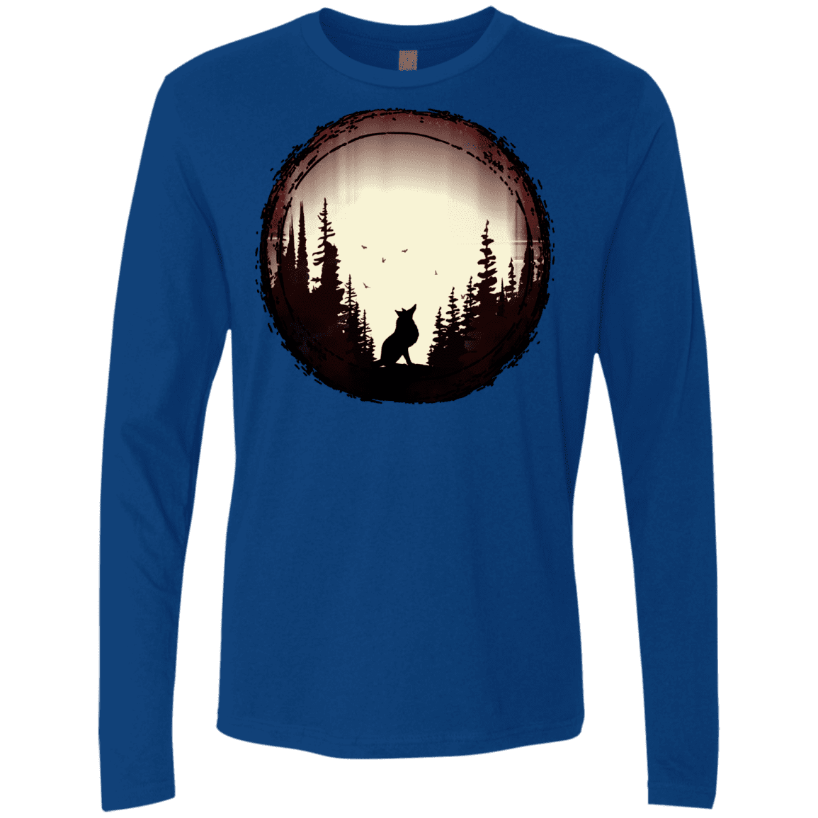 T-Shirts Royal / S A Wolf's Life Men's Premium Long Sleeve