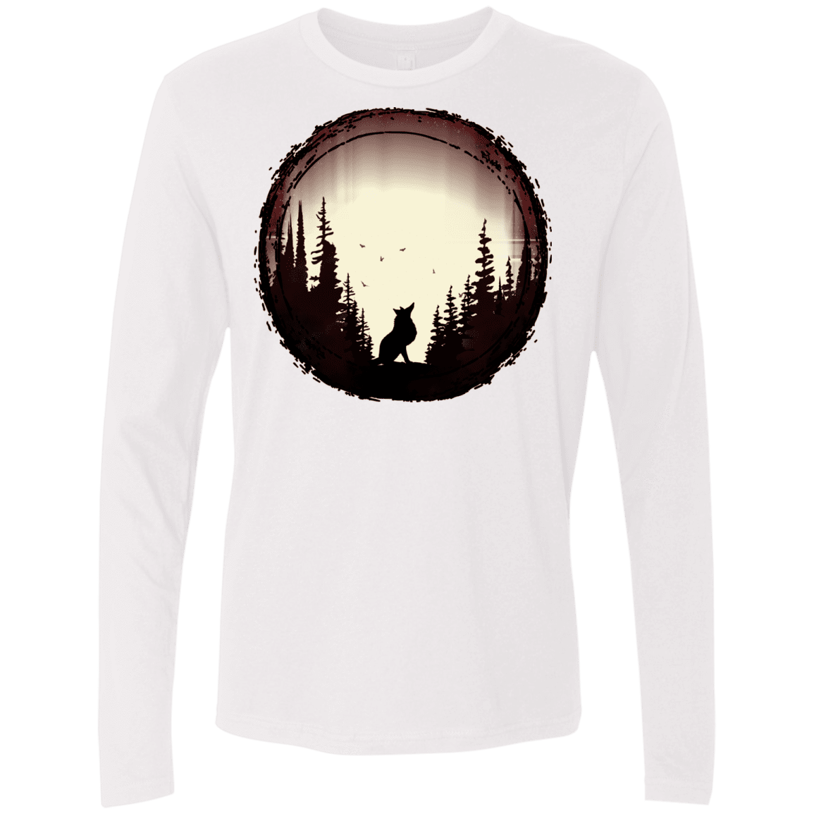 T-Shirts White / S A Wolf's Life Men's Premium Long Sleeve