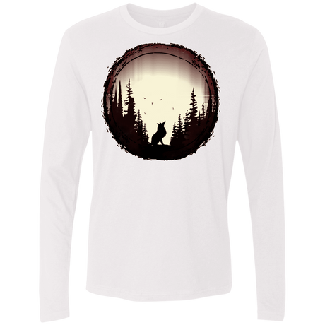 T-Shirts White / S A Wolf's Life Men's Premium Long Sleeve