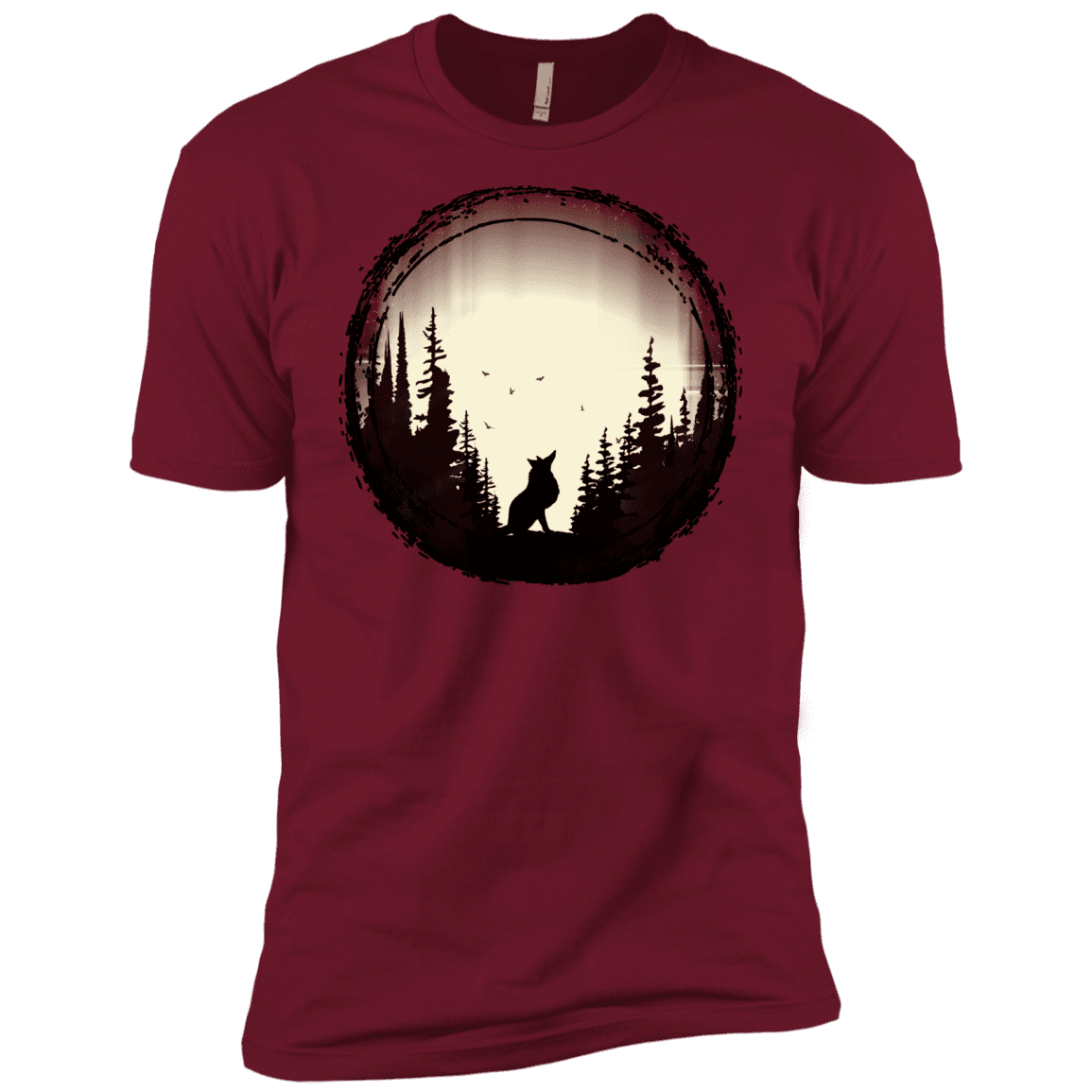 T-Shirts Cardinal / X-Small A Wolf's Life Men's Premium T-Shirt