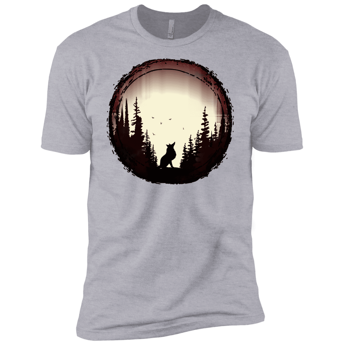 T-Shirts Heather Grey / X-Small A Wolf's Life Men's Premium T-Shirt