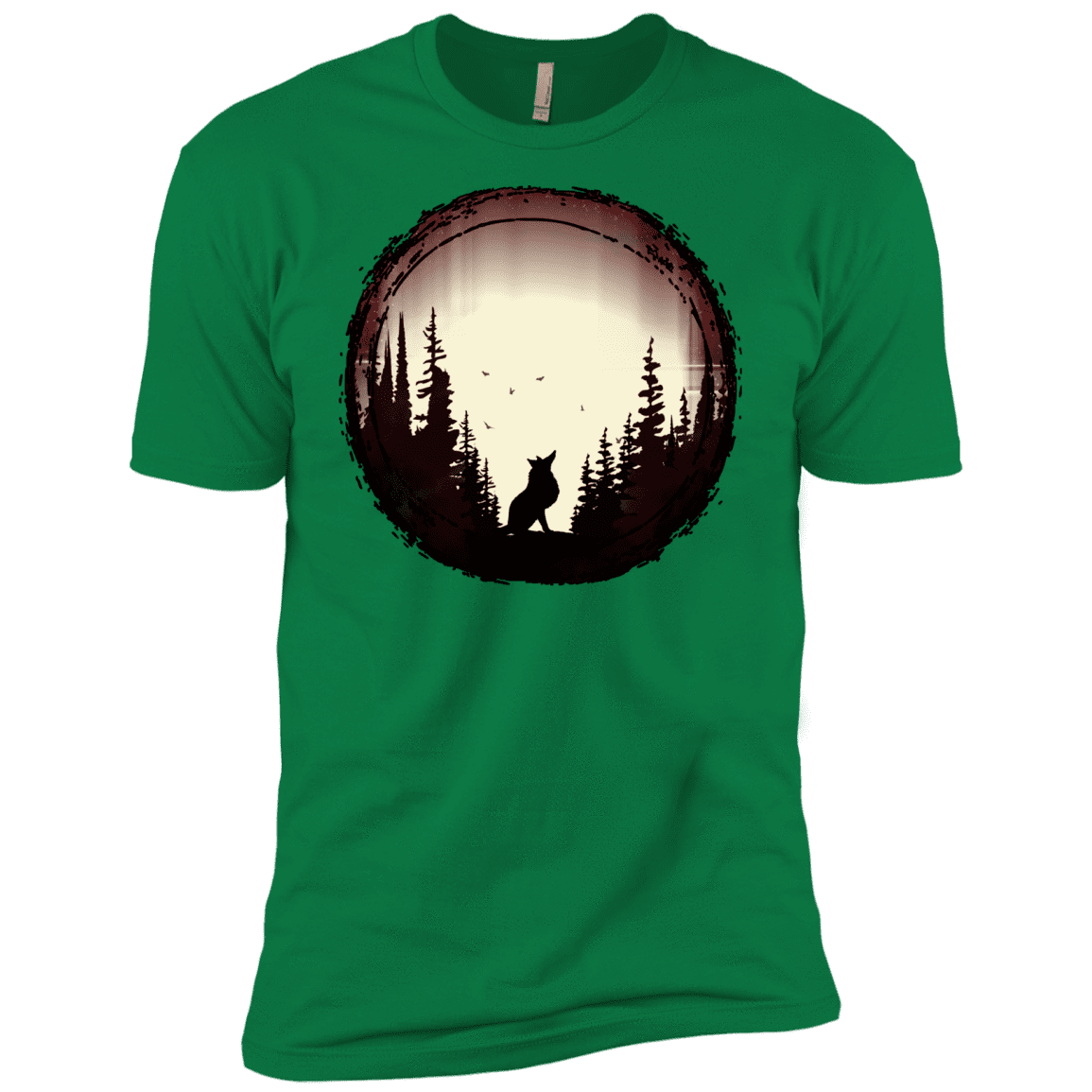 T-Shirts Kelly Green / X-Small A Wolf's Life Men's Premium T-Shirt