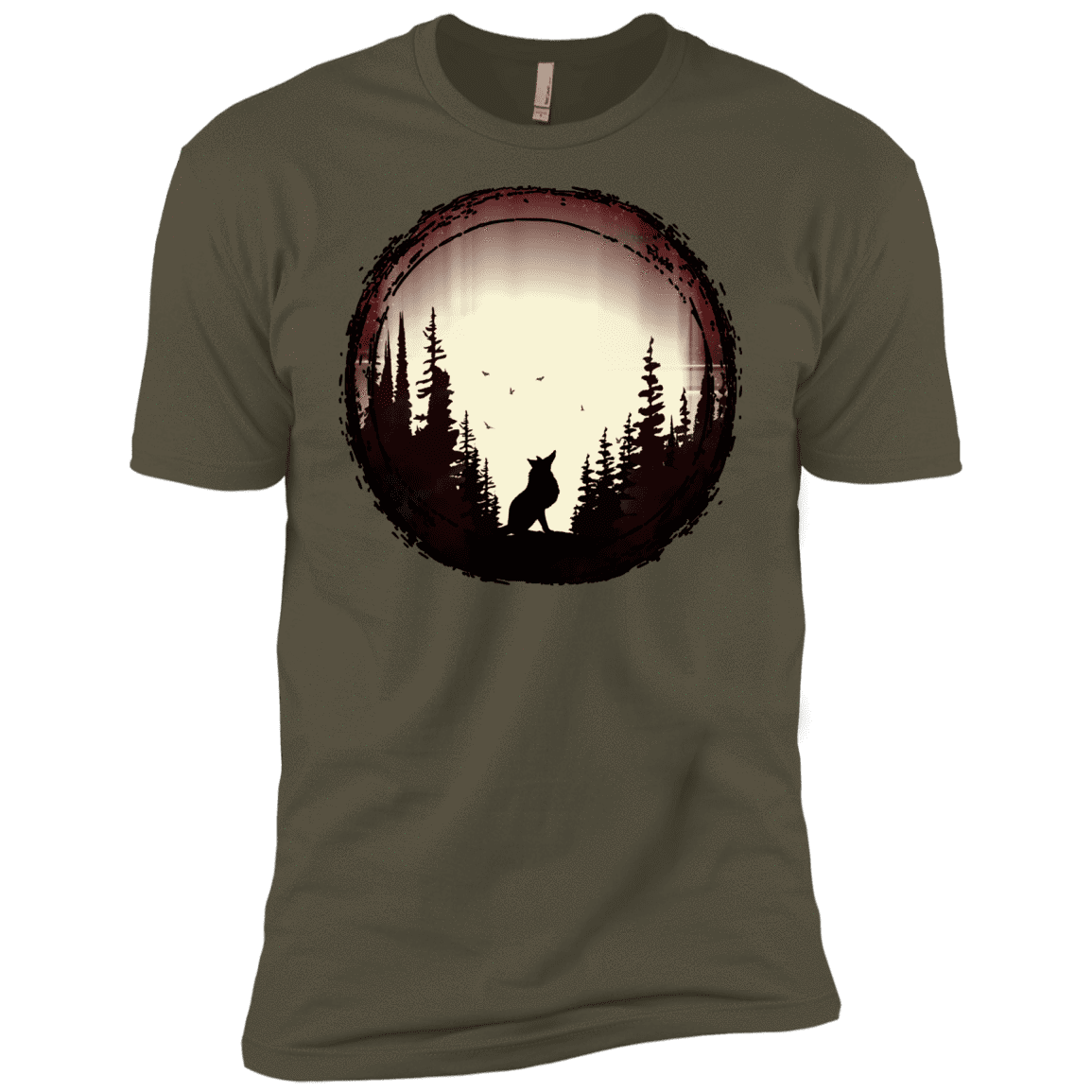 T-Shirts Military Green / X-Small A Wolf's Life Men's Premium T-Shirt