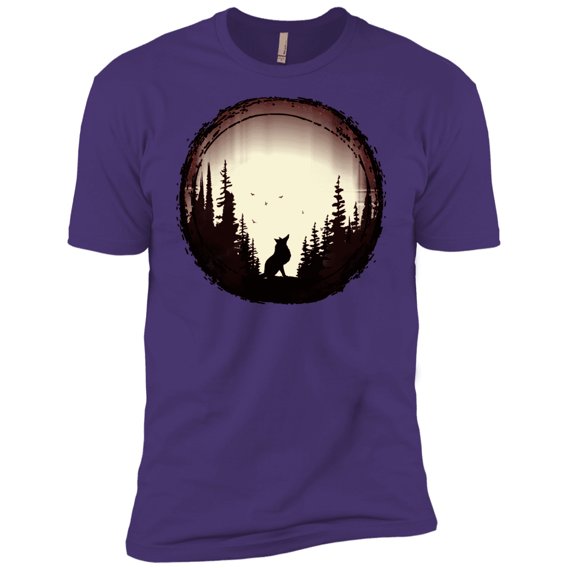 T-Shirts Purple Rush/ / X-Small A Wolf's Life Men's Premium T-Shirt