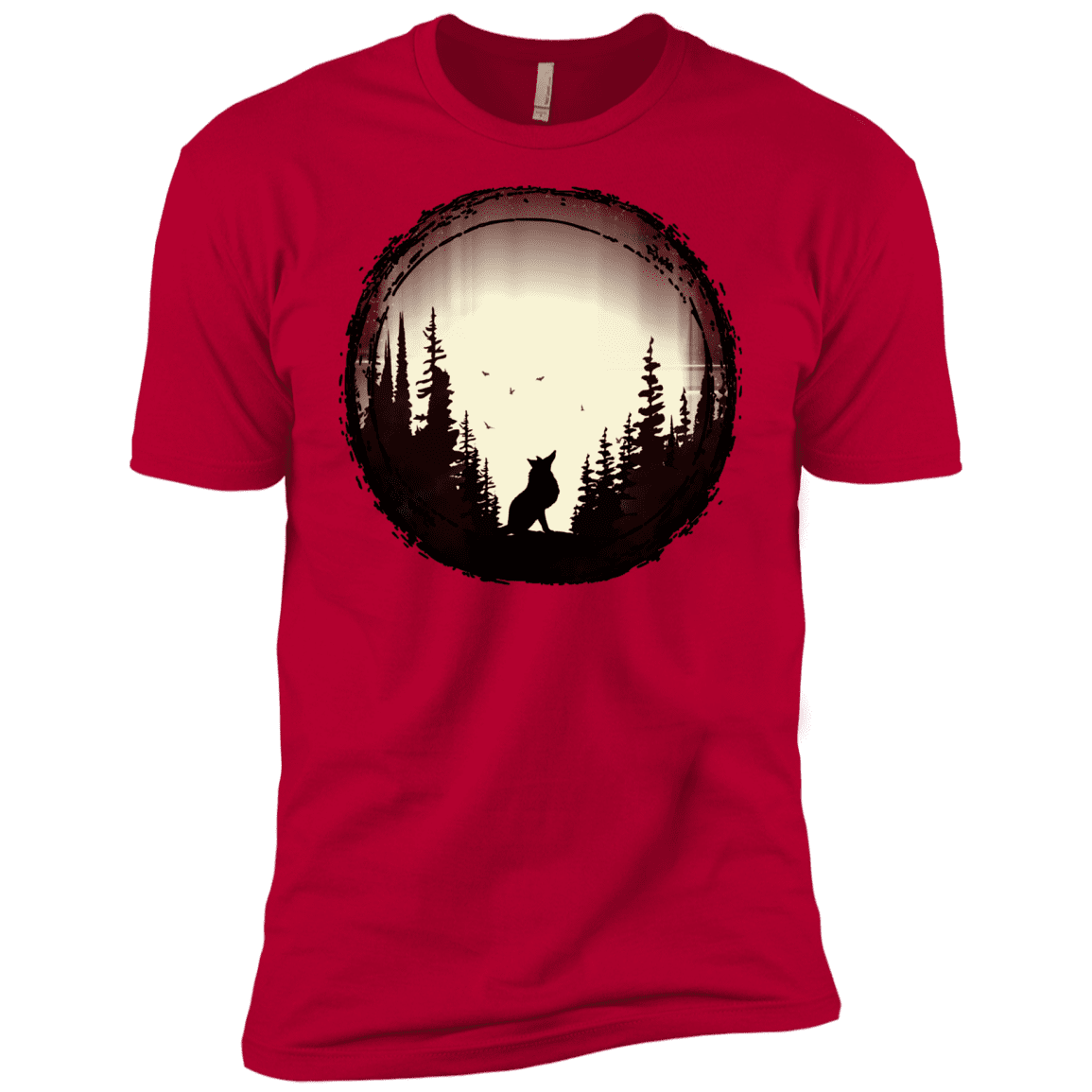 T-Shirts Red / X-Small A Wolf's Life Men's Premium T-Shirt