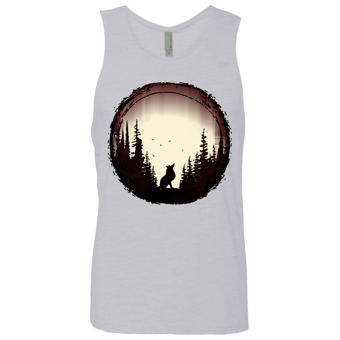 T-Shirts Heather Grey / S A Wolf's Life Men's Premium Tank Top