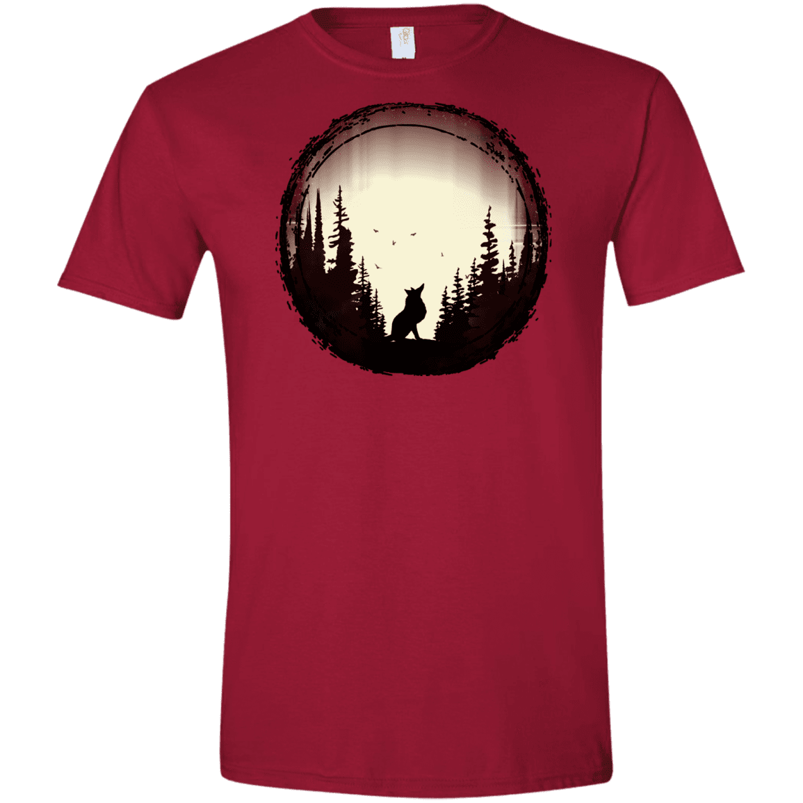 T-Shirts Cardinal Red / S A Wolf's Life Men's Semi-Fitted Softstyle