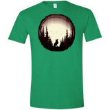 T-Shirts Heather Irish Green / S A Wolf's Life Men's Semi-Fitted Softstyle