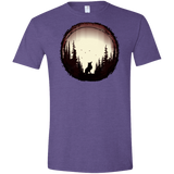 T-Shirts Heather Purple / S A Wolf's Life Men's Semi-Fitted Softstyle