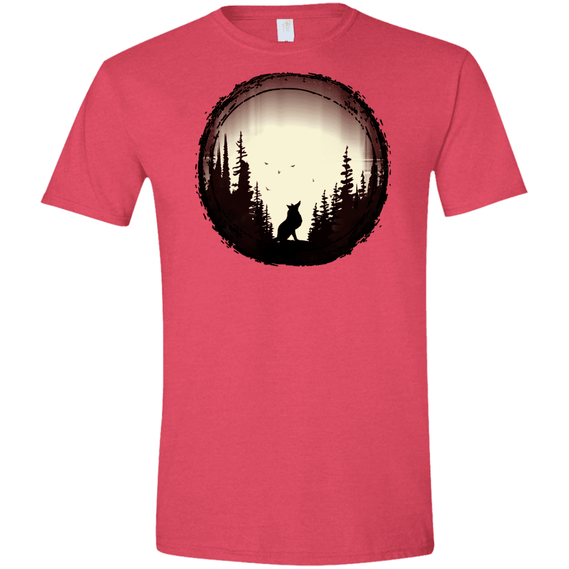 T-Shirts Heather Red / S A Wolf's Life Men's Semi-Fitted Softstyle