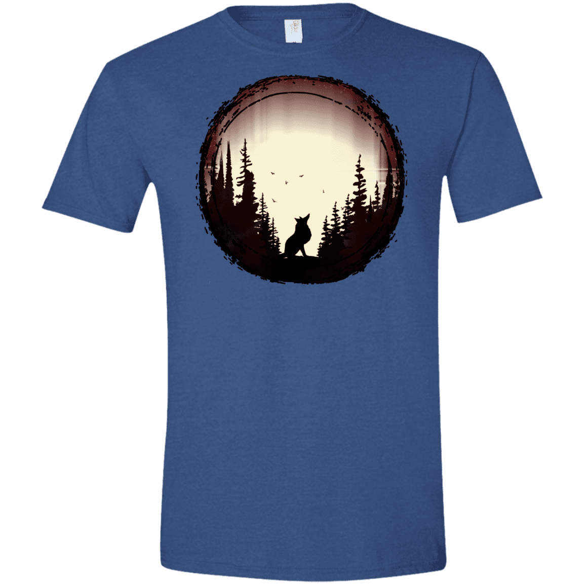 T-Shirts Heather Royal / X-Small A Wolf's Life Men's Semi-Fitted Softstyle