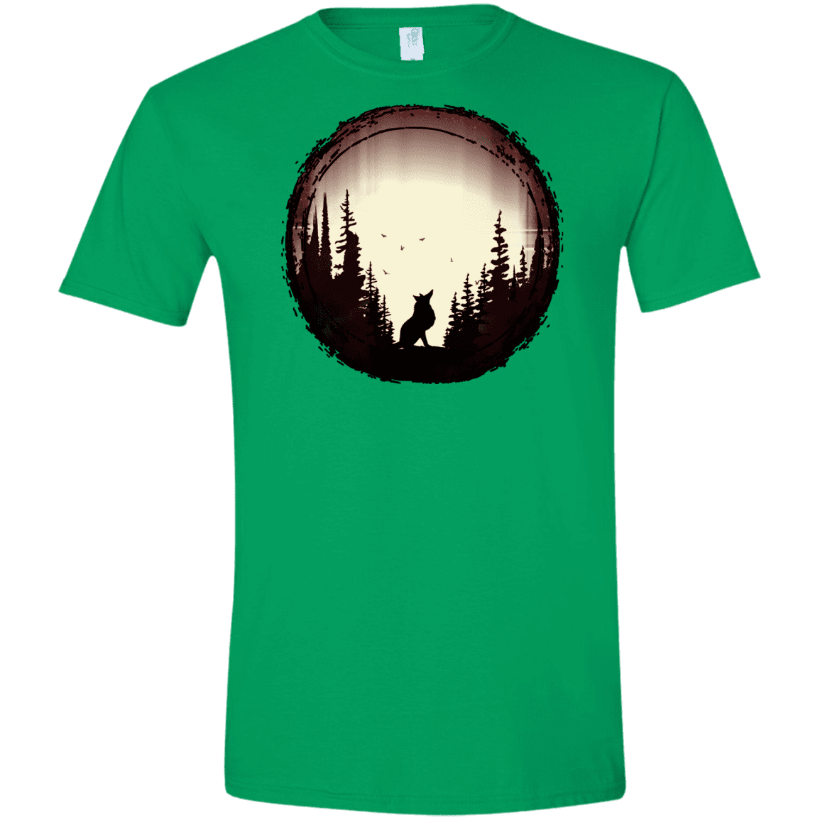 T-Shirts Irish Green / S A Wolf's Life Men's Semi-Fitted Softstyle