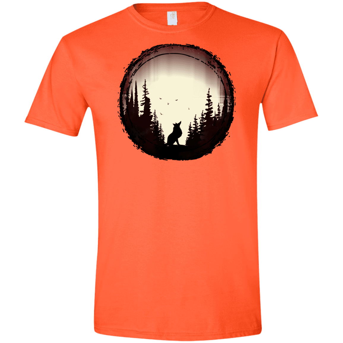 T-Shirts Orange / S A Wolf's Life Men's Semi-Fitted Softstyle