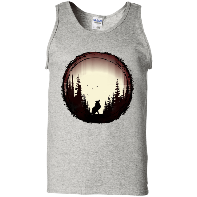 T-Shirts Ash / S A Wolf's Life Men's Tank Top