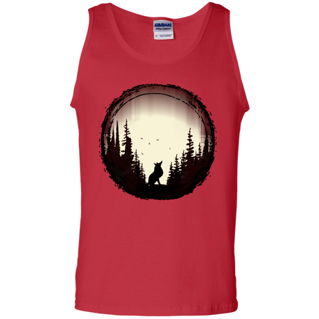 T-Shirts Red / S A Wolf's Life Men's Tank Top