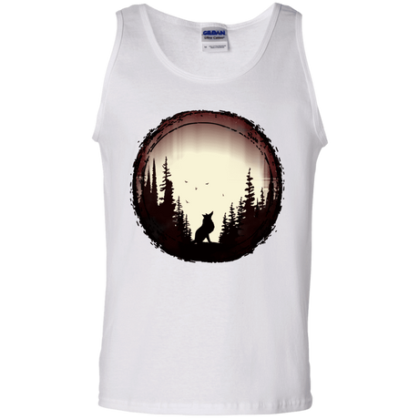 T-Shirts White / S A Wolf's Life Men's Tank Top