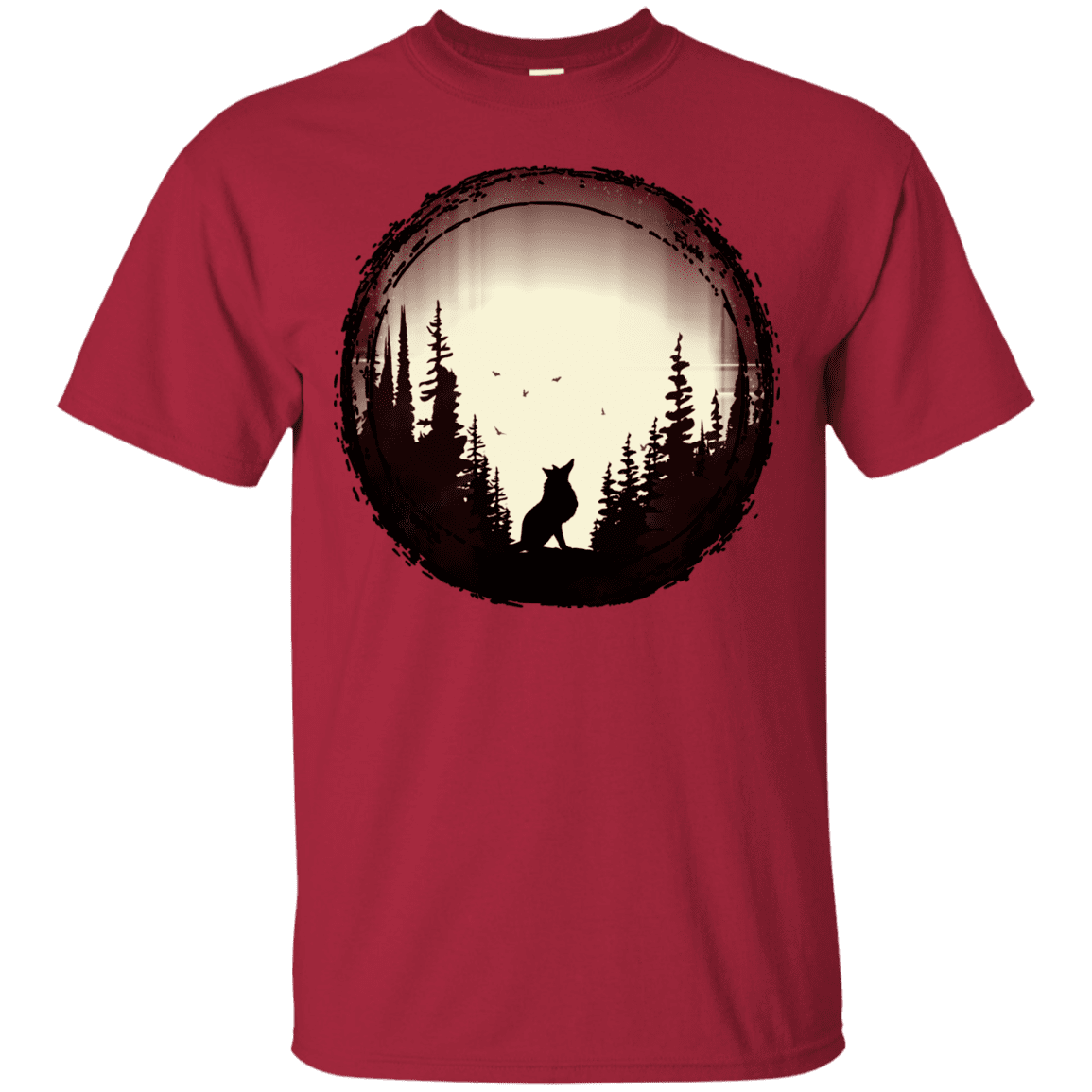 T-Shirts Cardinal / S A Wolf's Life T-Shirt
