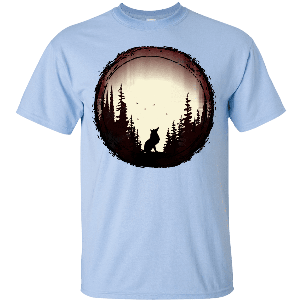 T-Shirts Light Blue / S A Wolf's Life T-Shirt