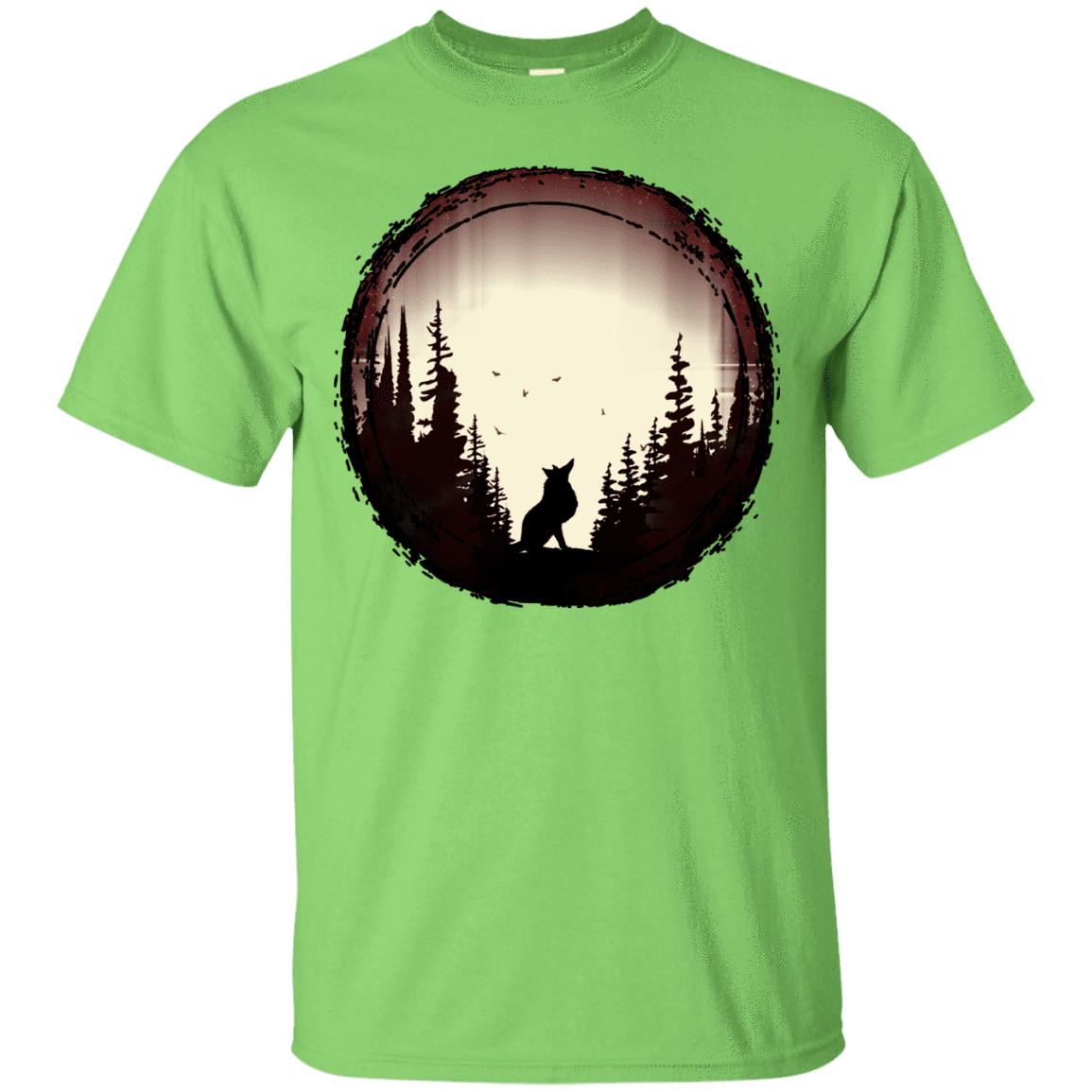 T-Shirts Lime / S A Wolf's Life T-Shirt