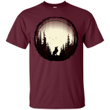 T-Shirts Maroon / S A Wolf's Life T-Shirt