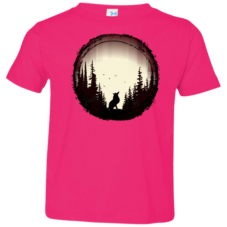 T-Shirts Hot Pink / 2T A Wolf's Life Toddler Premium T-Shirt