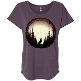 T-Shirts Vintage Purple / X-Small A Wolf's Life Triblend Dolman Sleeve