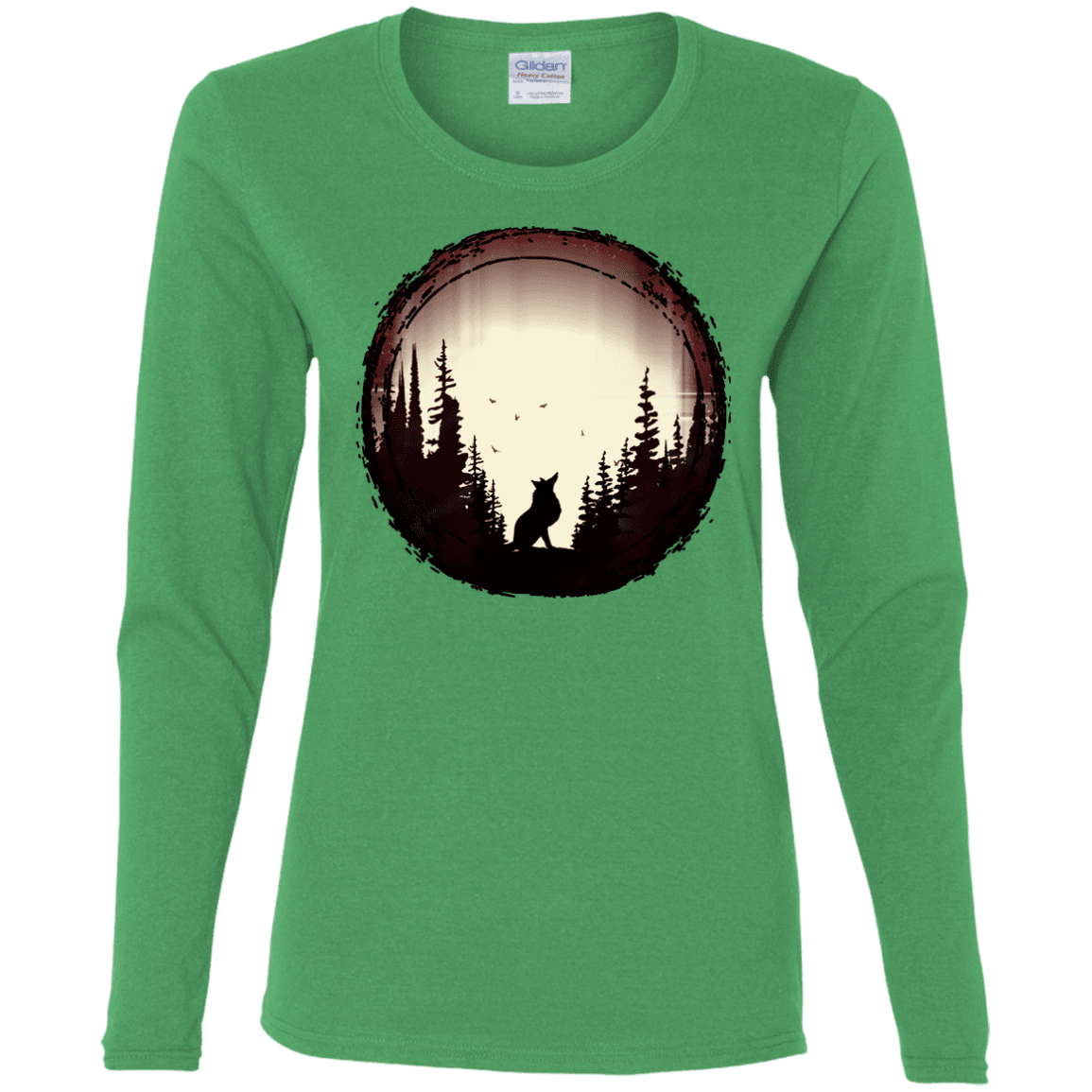 T-Shirts Irish Green / S A Wolf's Life Women's Long Sleeve T-Shirt