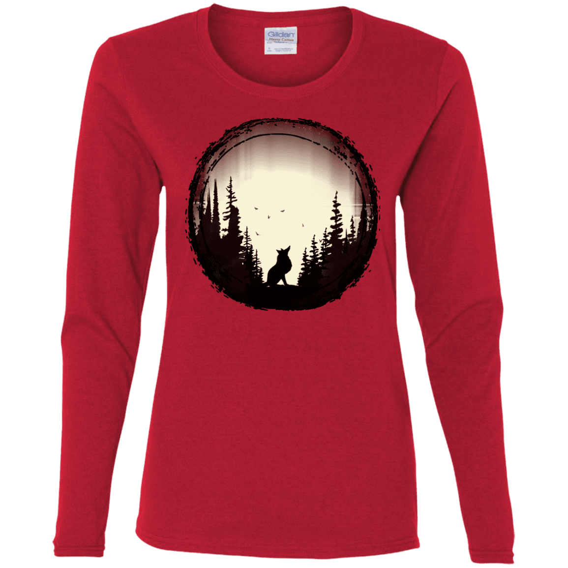 T-Shirts Red / S A Wolf's Life Women's Long Sleeve T-Shirt